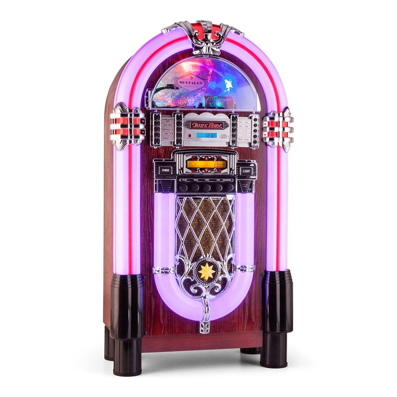 Levně Auna Graceland XXL BT, jukebox s bluetooth USB SD AUX CD FM/AM