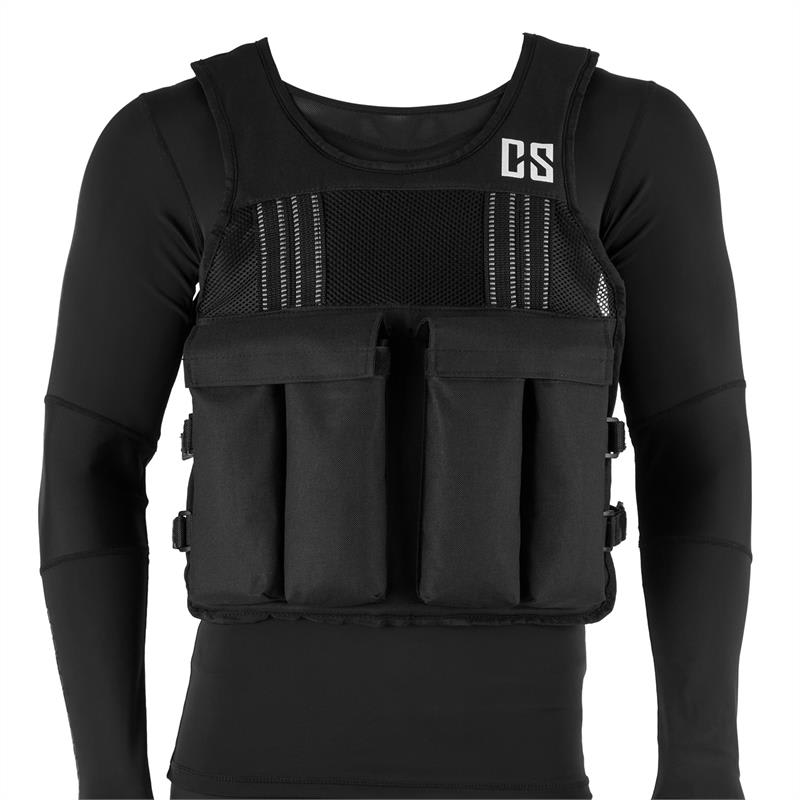 Capital Sports Beastvest, 5 kg, černá, zátěžová vesta, pískové závaží