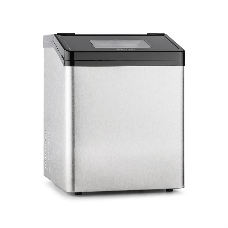 Klarstein Powericer ECO 3 jégkocka készítő gép, 450 W, 30 kg/nap, rozsdamentes acél