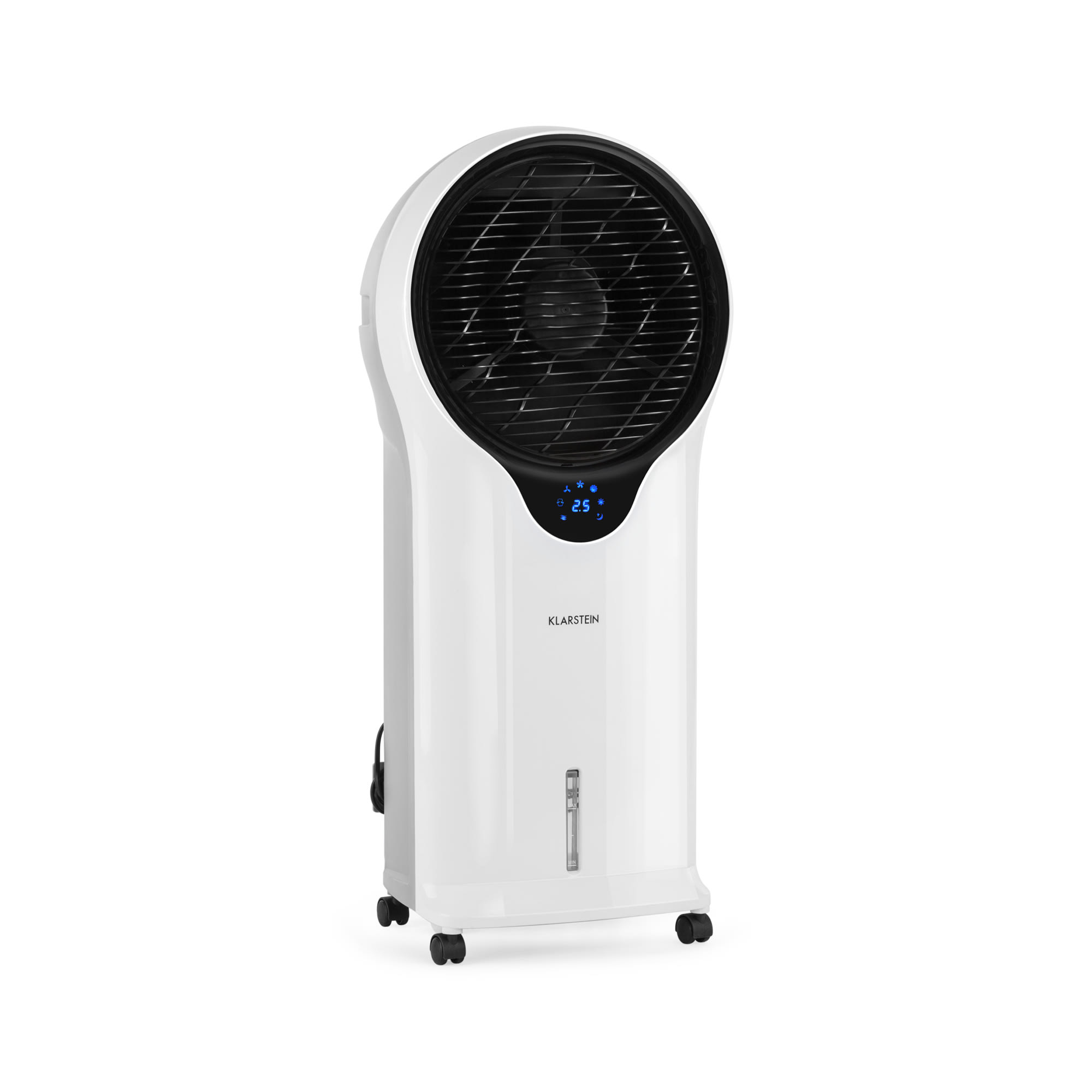 Klarstein Whirlwind, 3 v 1 ochladzovač vzduchu, ventilátor, zvlhčovač vzduchu, 110 W, 5,5 l, biely