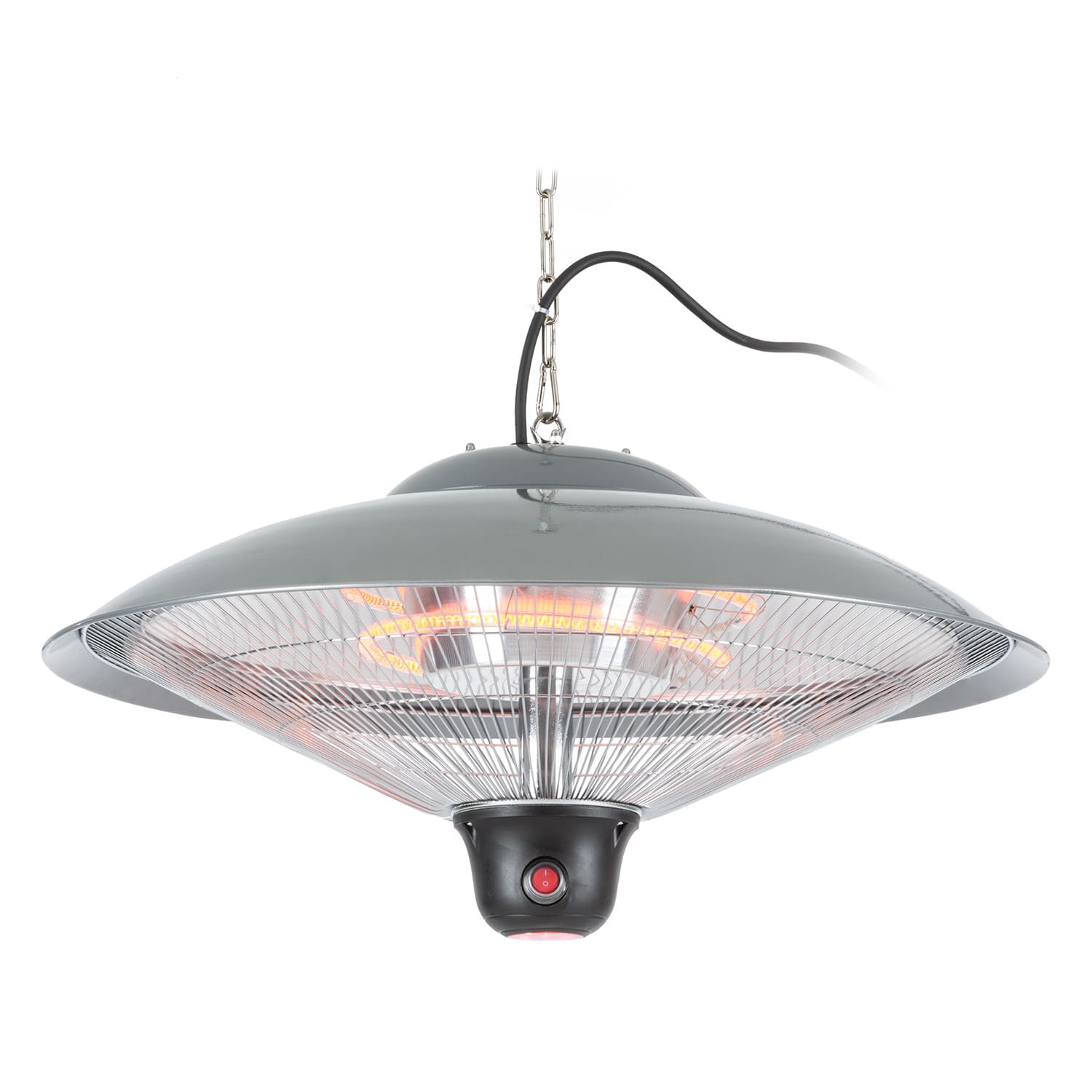 Blumfeldt Heizsporn, mennyezeti hősugárzó, 60,5 cm (O), LED lámpa, távirányító