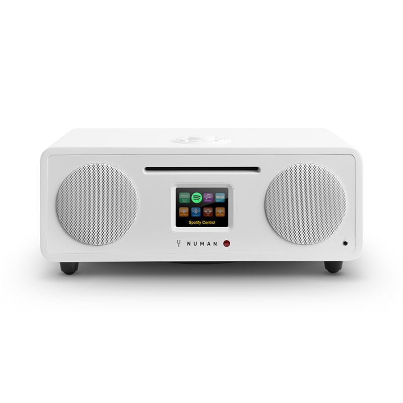 Numan Doi - 2.1 Internet radio CD 30W USB Bluetooth Spotify Conectare DAB + alb