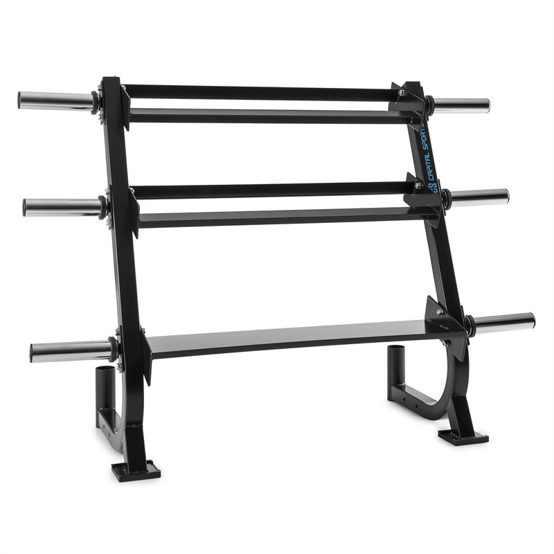 Capital Sports Depoto Dumbbell Rack, odkladací priestor na činky a závažia, 3 roviny