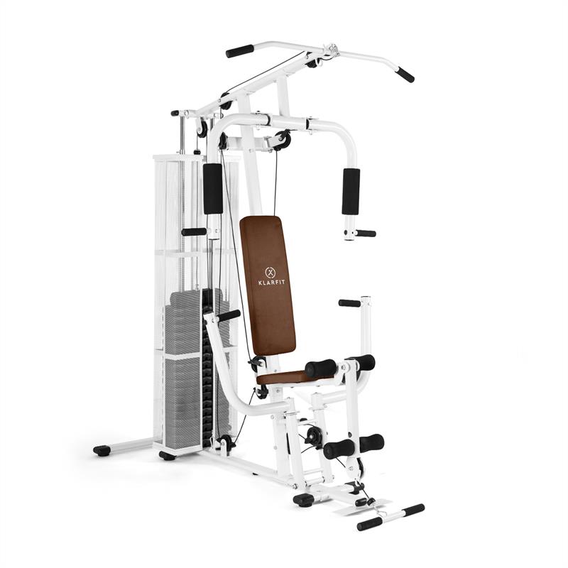 E-shop KLARFIT Ultimate Gym 3000, multifunkčná posilňovacia stanica, biela