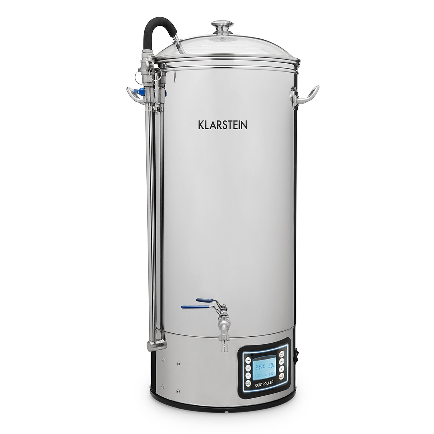 Klarstein mundschenk xxl, sörfőző üst, 50 l, 2500 w, sörfőző készülék - szett, rozsdamentes acél