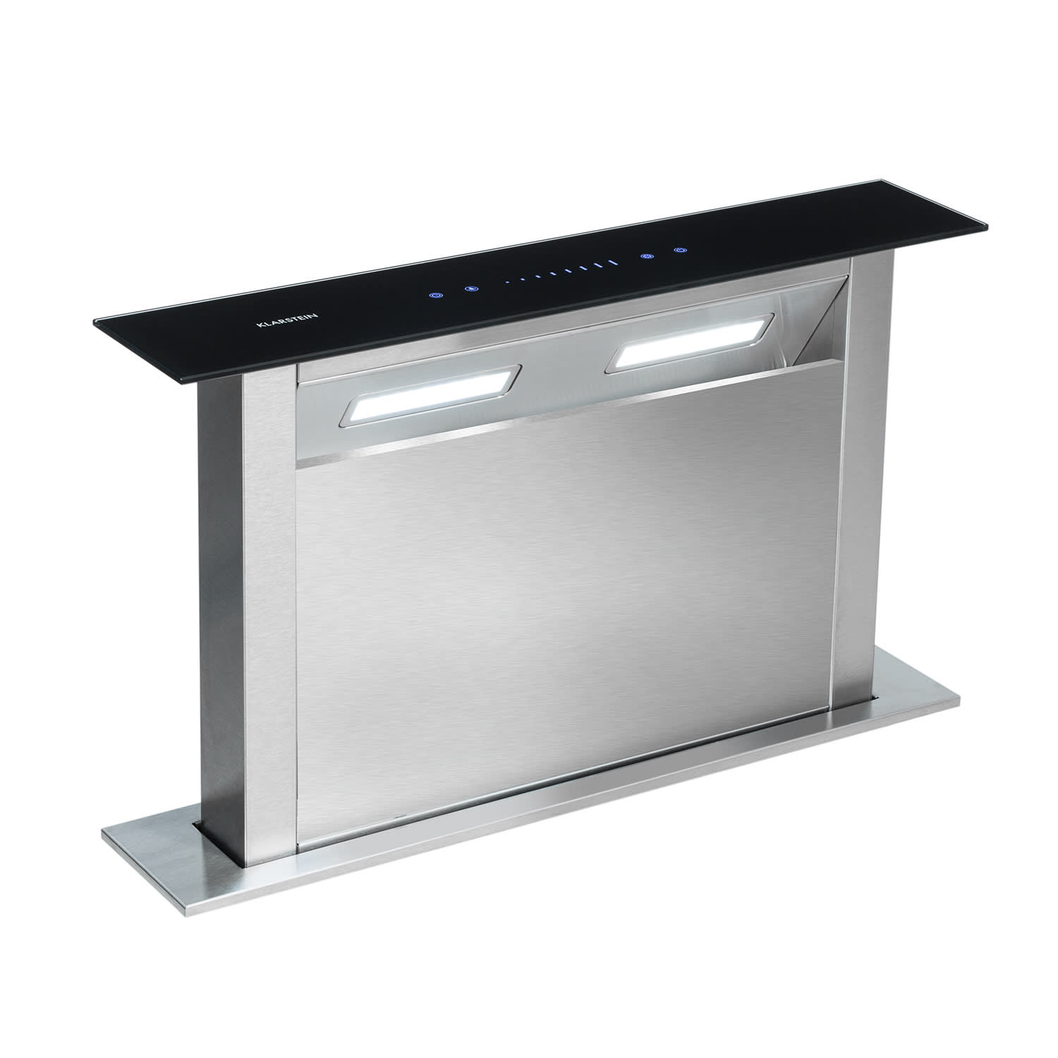 E-shop Klarstein Royal Flush Downdraft, digestor, 60 cm, výsuvný, 430 m³/h, nehrdzavejúca oceľ, čierny