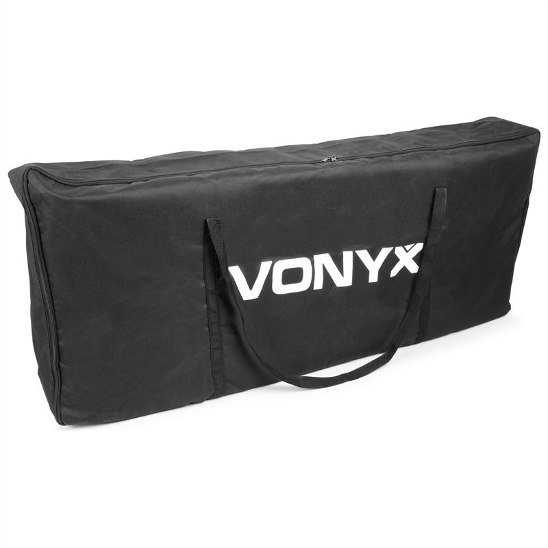 Levně Vonyx DJ-Deck-Stand, transportní taška, 103x46x16cm (ŠxVxH), DJ příslušenství, černá