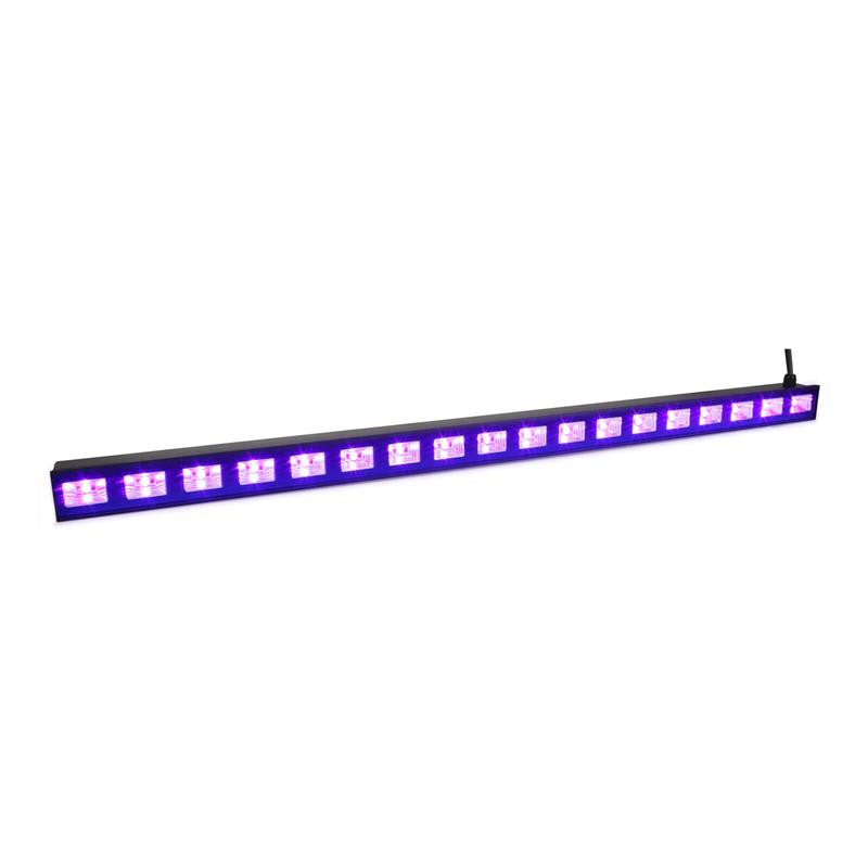 E-shop Beamz BUV183 LED UV lišta, UV-osvetlenie, 18x3W Plug & Play 40W