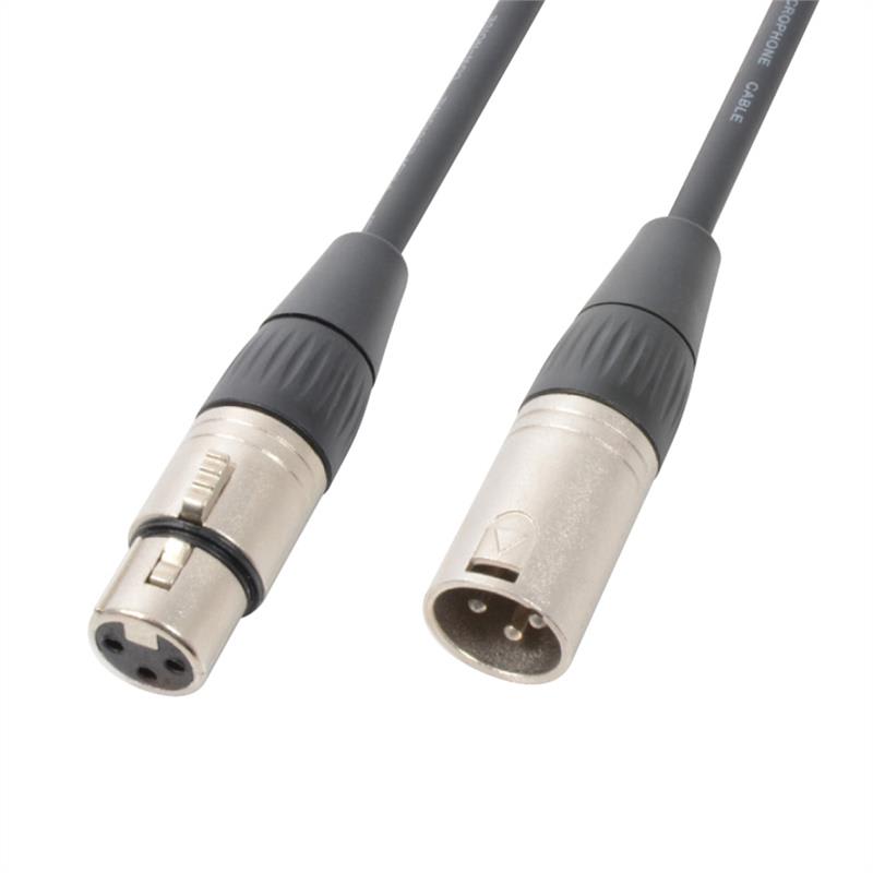 Levně PD Connex DMX kabel 3pólový XLR- zástrčky, sameček - samička, 120 ohmů, 3 m