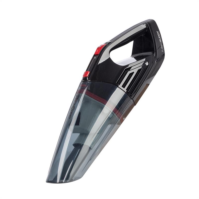 OneConcept Turbo Buddy, akumulátorový ruční vysavač, nabíjecí stanice, 2200 mAh, 14.8 V, černý