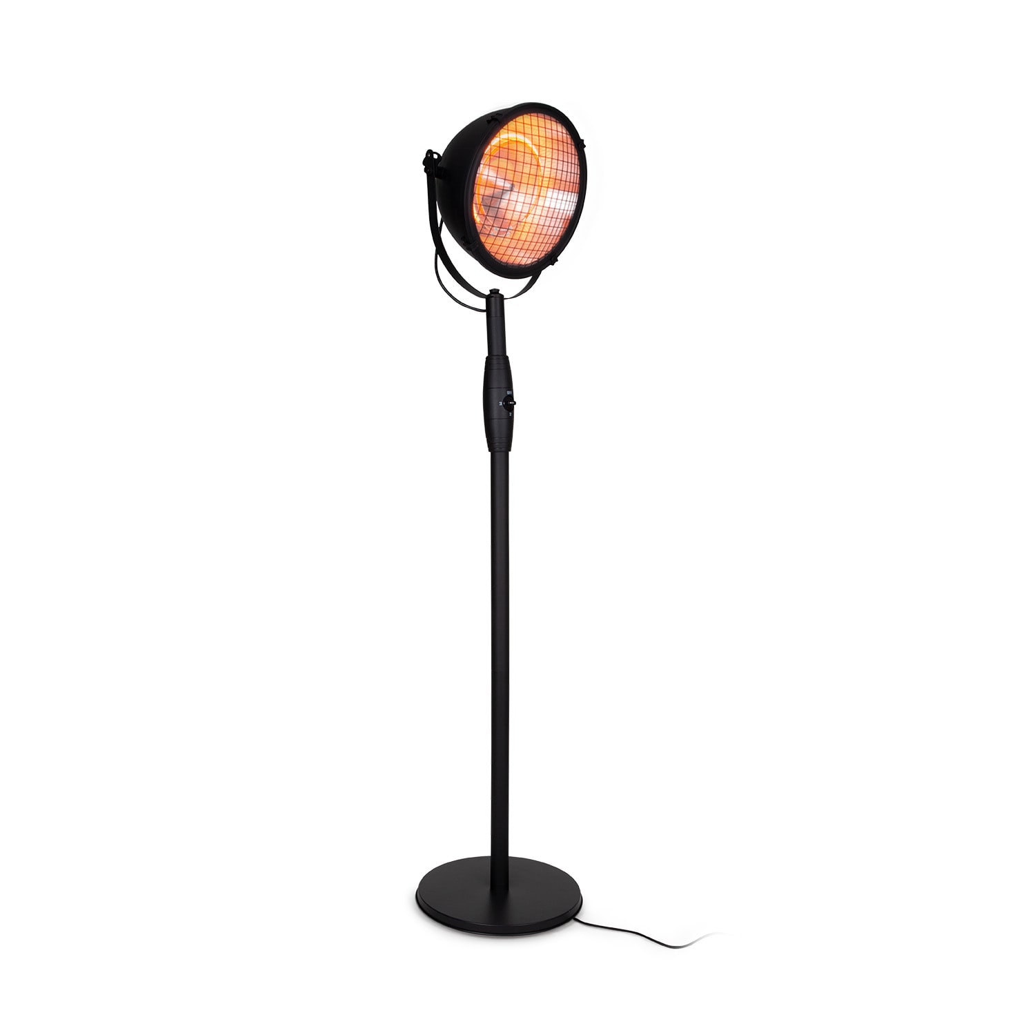 Levně Blumfeldt Heatspot, infračervený ohřívač, terasový, 900/1200/2100 W, IR ComfortHeat, černý