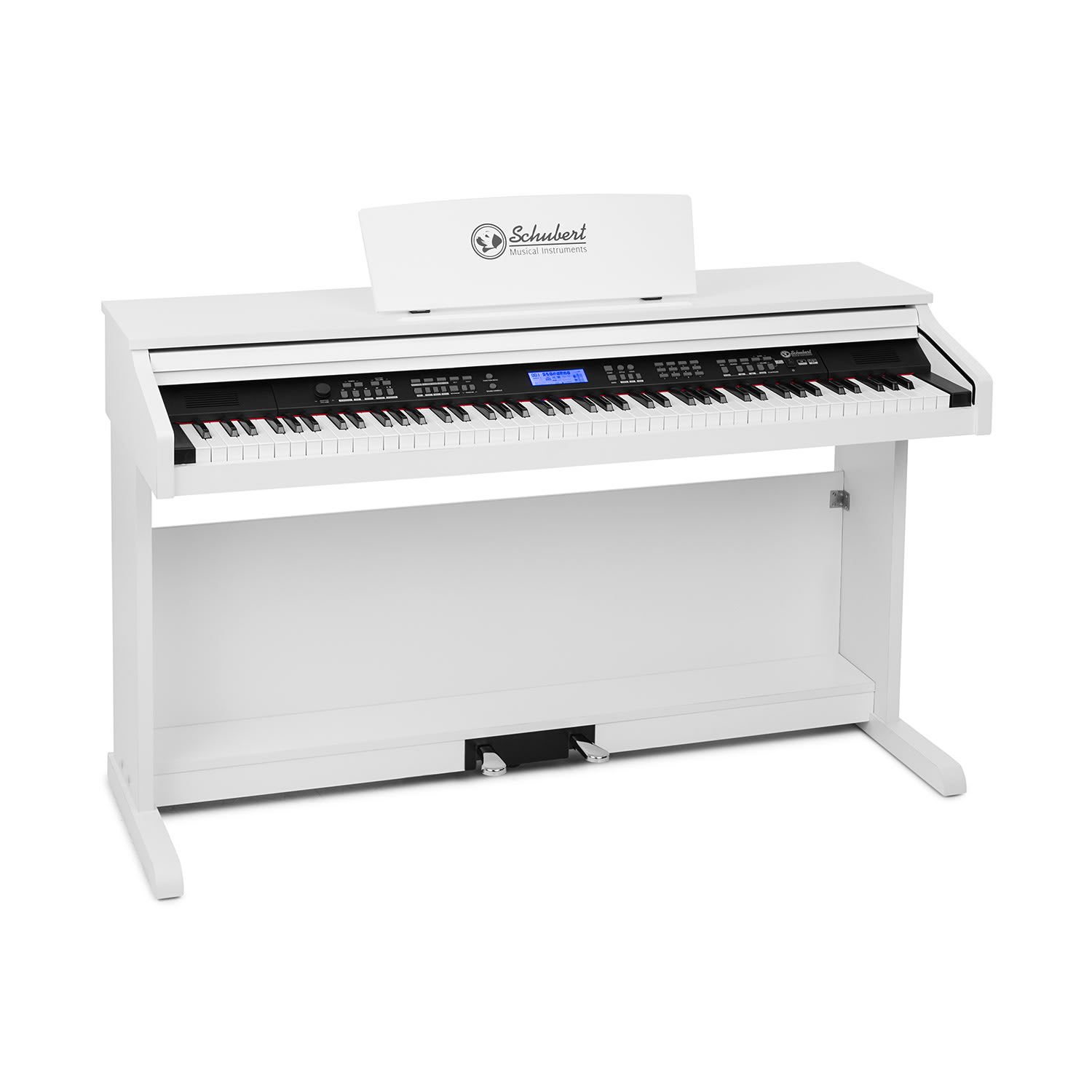 Schubert subi88 mk ii, digitálne piáno, 88 kláves, midi, usb, 360 zvukov, 160 rytmov, biele