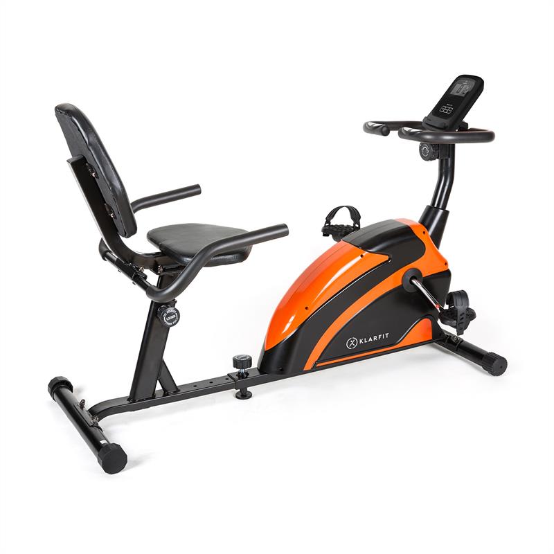 KLARFIT Relaxbike 6.0 SE, recumbent, ležatý ergometer, záťažové koleso 12 kg, magnetický odpor, do 100 kg