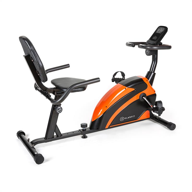 KLARFIT Relaxbike 6.0 SE, fekvő ergométer, lendkerék 12 kg, mágneses ellenállás, 100 kg