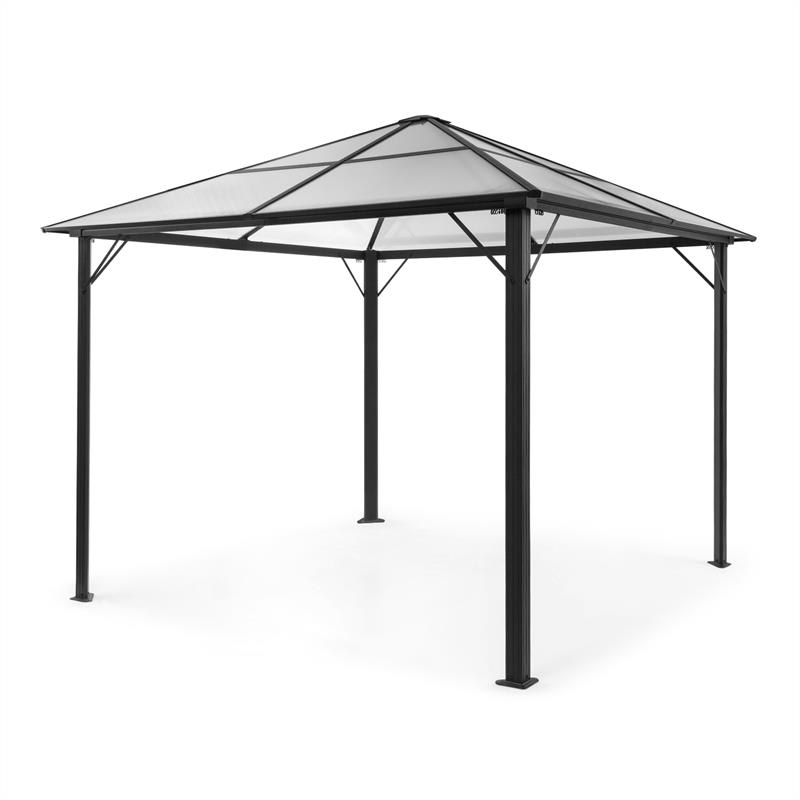 Blumfeldt Pantheon Solid Sky, pavilion cu acoperiș, 3 x 3 m, policarbonat, aluminiu