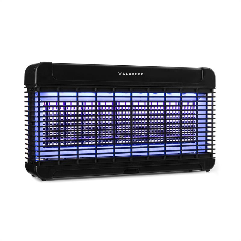 Waldbeck Mosquito Ex 9500, lapač hmyzu, 13 W, 300 m², LED diody, jímací miska, řetěz, černý