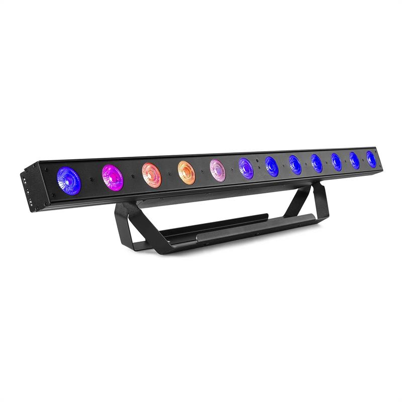 Beamz professional lcb145, led bar, 12 x 8 w rgbw-leds dimmer, schwarz