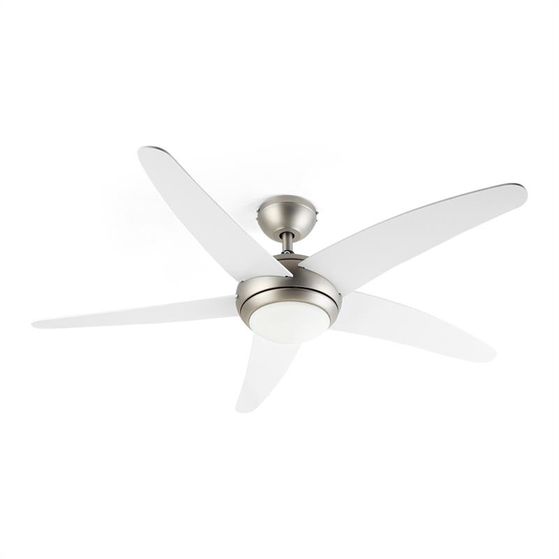 E-shop Klarstein Bolero, 2 v 1 stropný ventilátor, 134 cm, svetlo, 55 W, diaľkový ovládač, biely