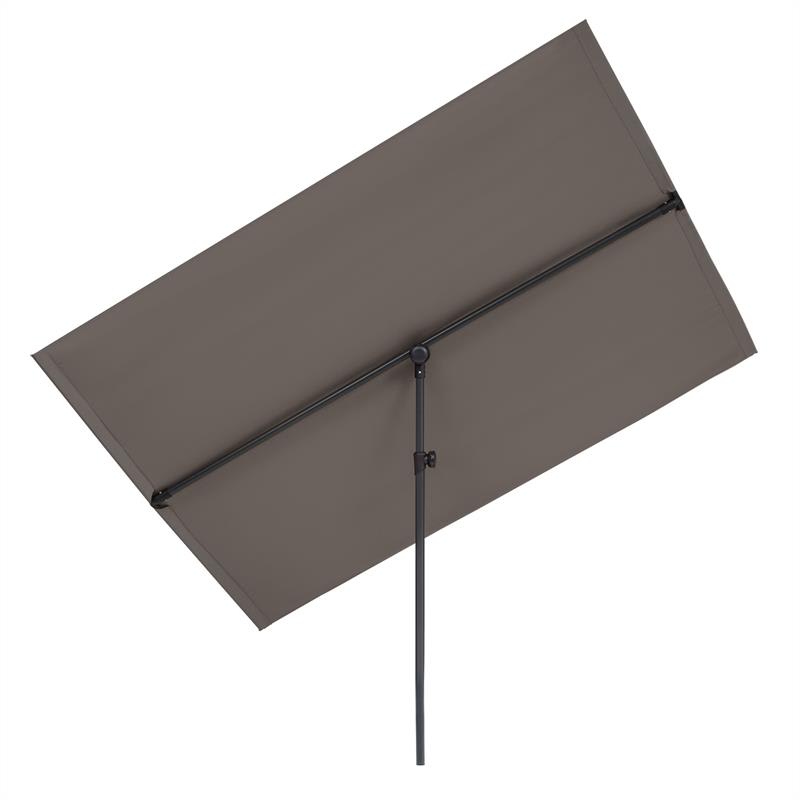 E-shop Blumfeldt Flex-Shade XL, slnečník, 150 x 210 cm, polyester, UV 50, tmavosivý
