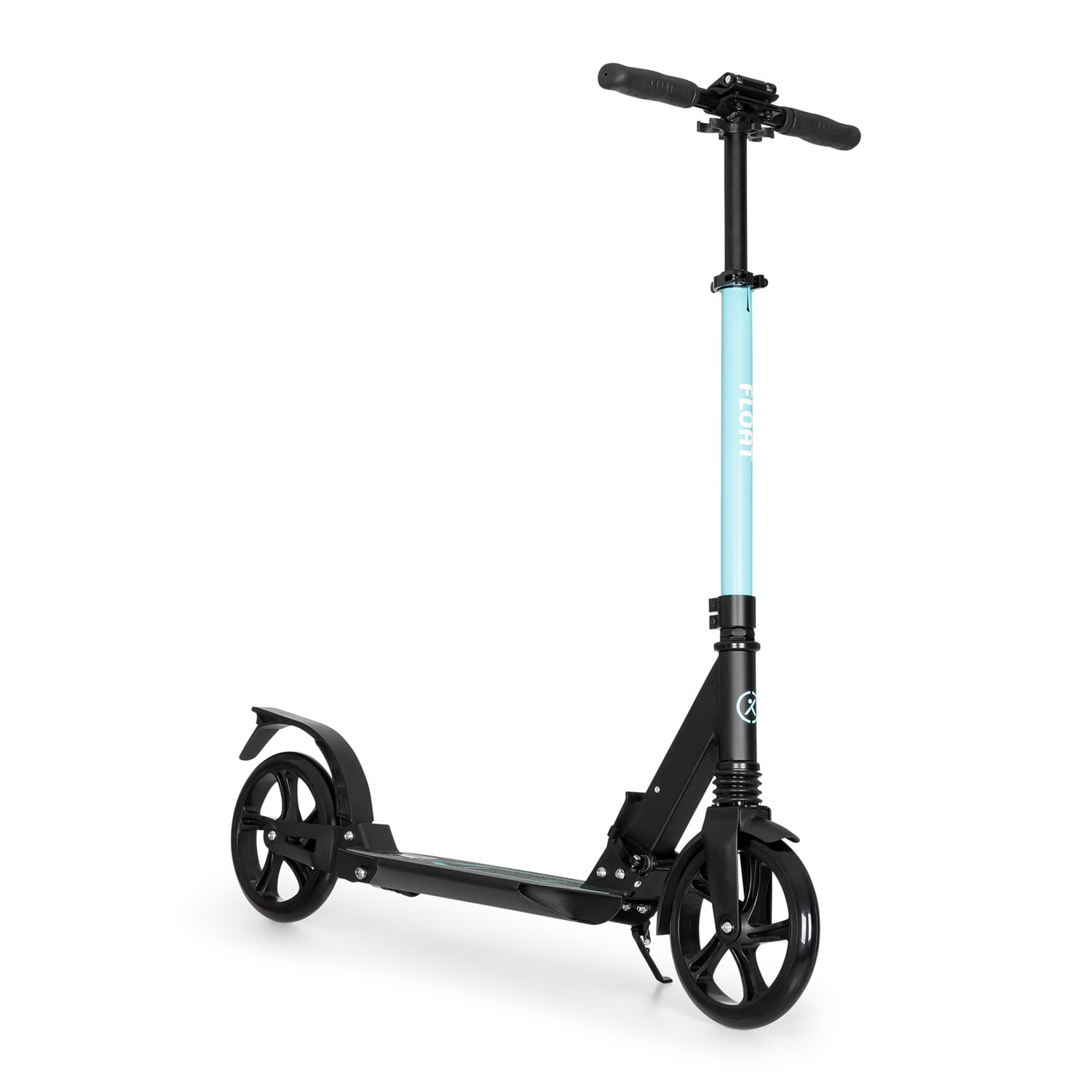 KLARFIT Float, roller, 200 mm, PU kerekek, ABEC 7, AS-soft grips markolatok, akvamarin színű