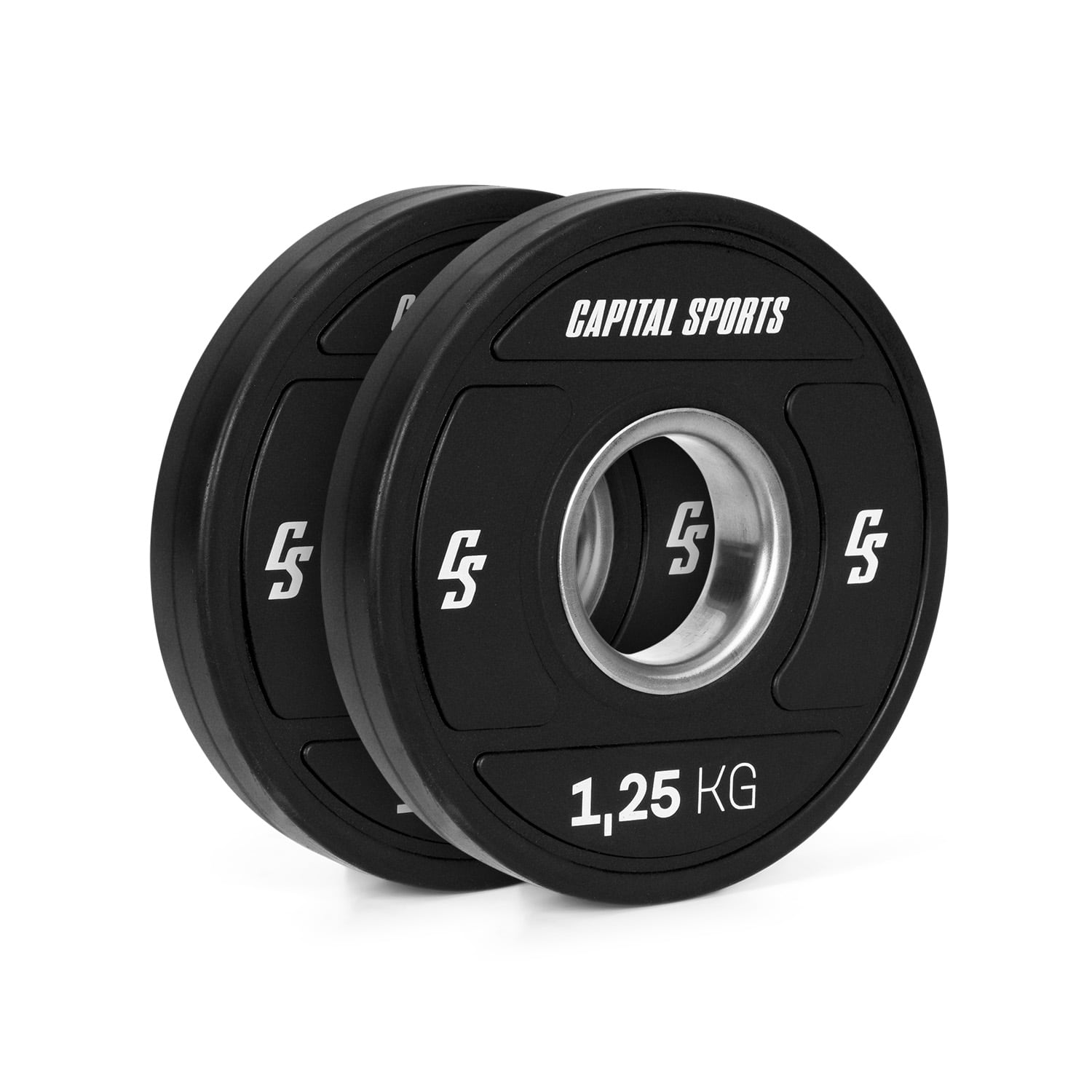 E-shop Capital Sports Elongate 2020, kotúče, 2 x 1,25 kg, tvrdá guma, 50,4 mm