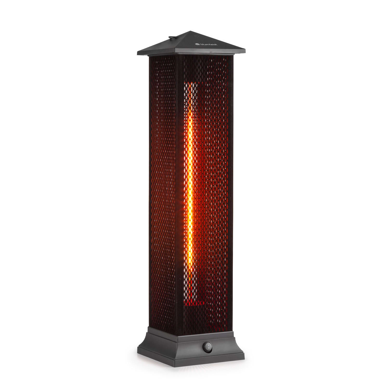 E-shop Blumfeldt Heat Tower, infračervený ohrievač, 1500 W, uhlíkové výhrevné teleso, IP55