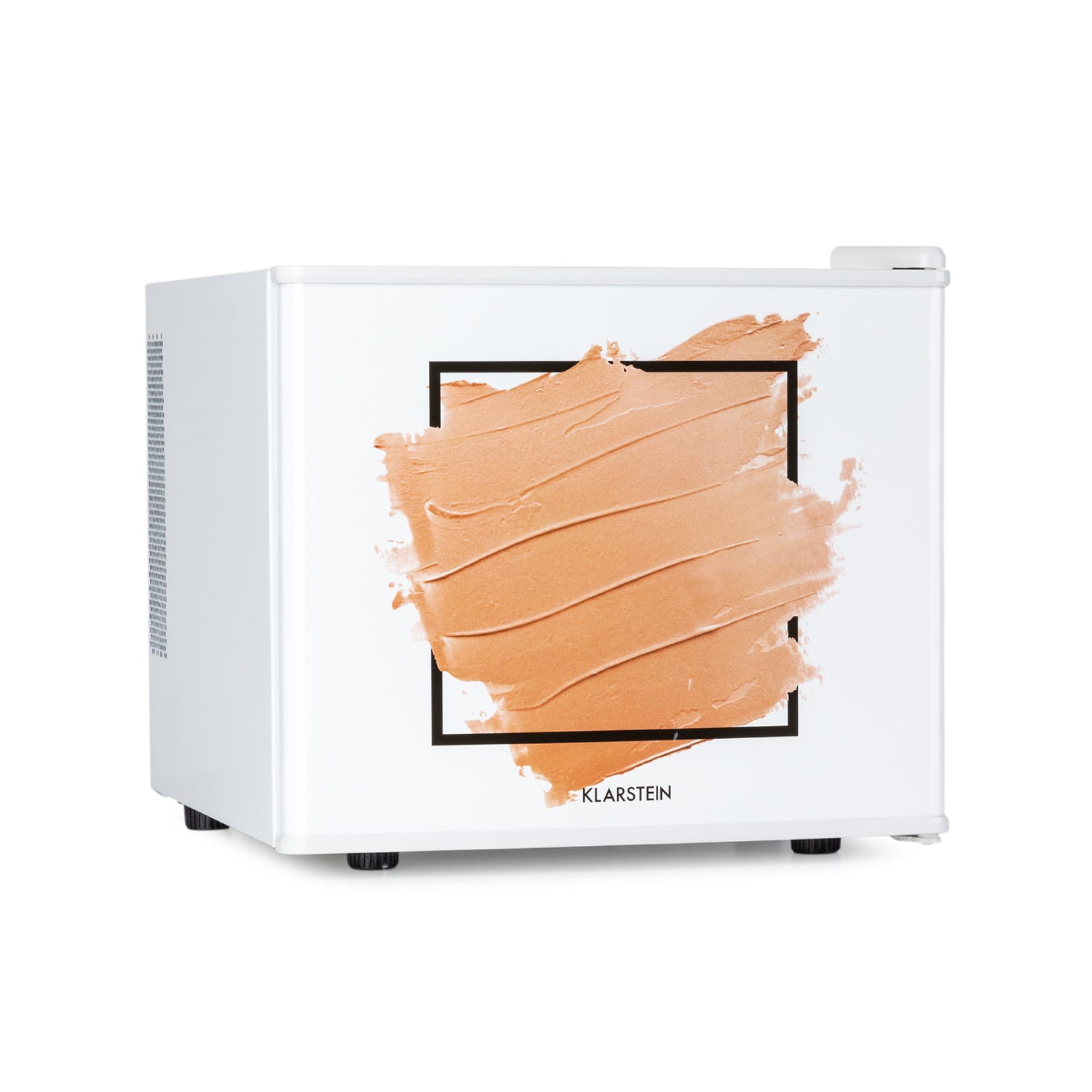 Klarstein Pretty Cool, frigider pentru cosmetice, Apricot, 17 litri, 50 W, 1 raft