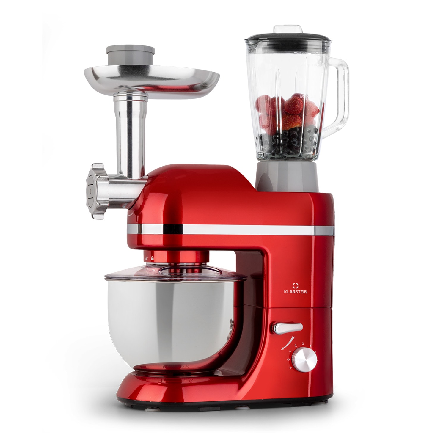 Klarstein lucia elegance, konyhai robotgép, mixer, húsdaráló, 1800 w, bpa mentes