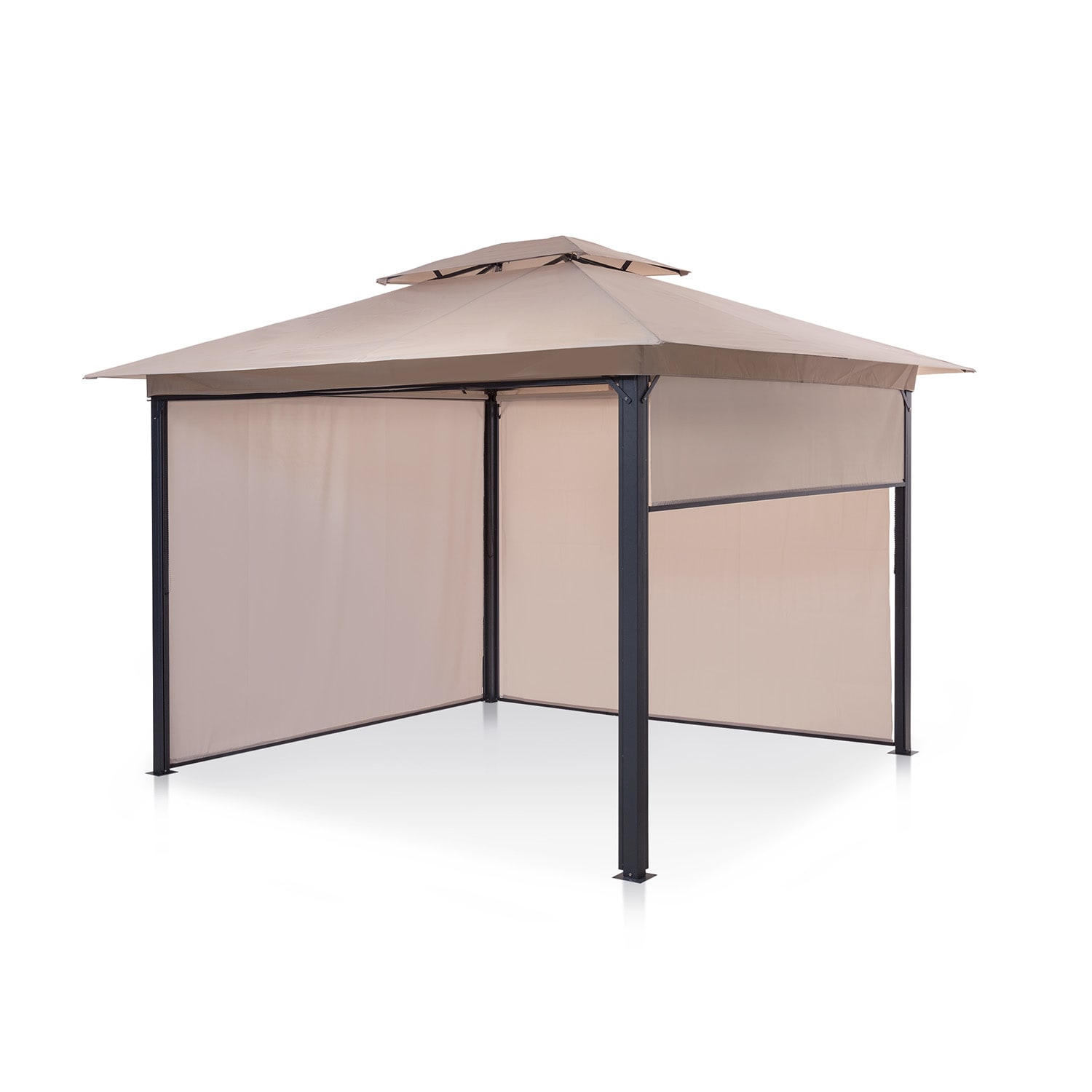 E-shop Blumfeldt Grandezza Cortina, záhradný pavilón, 3 × 3 m, 4 bočné diely