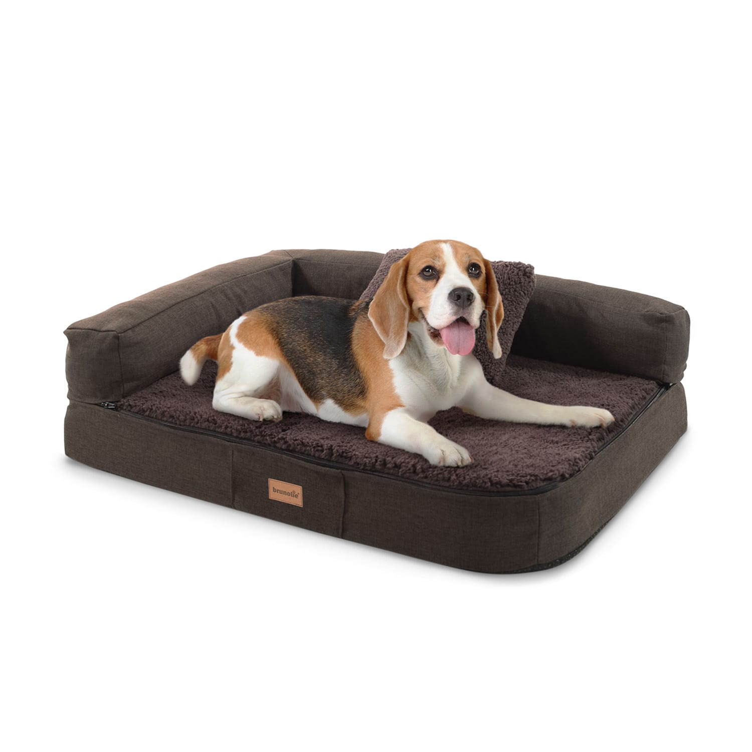 Brunolie Odin Cama para perros Colchón para perros | Lavable | Ortopédico | Antideslizante | Transpirable | Espuma viscoelástica | Tamano S (80 x 10 x