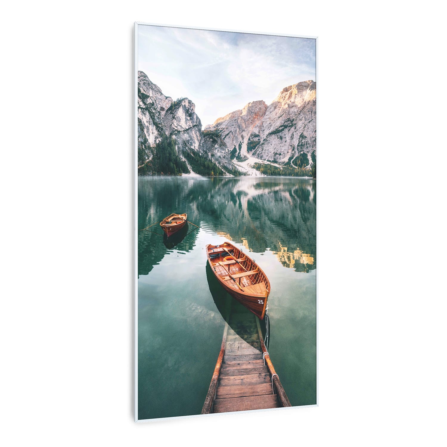 Klarstein wonderwall air art smart, infravörös hősugárzó, 60 x 120 cm, 700  w, tenger függőlegesen