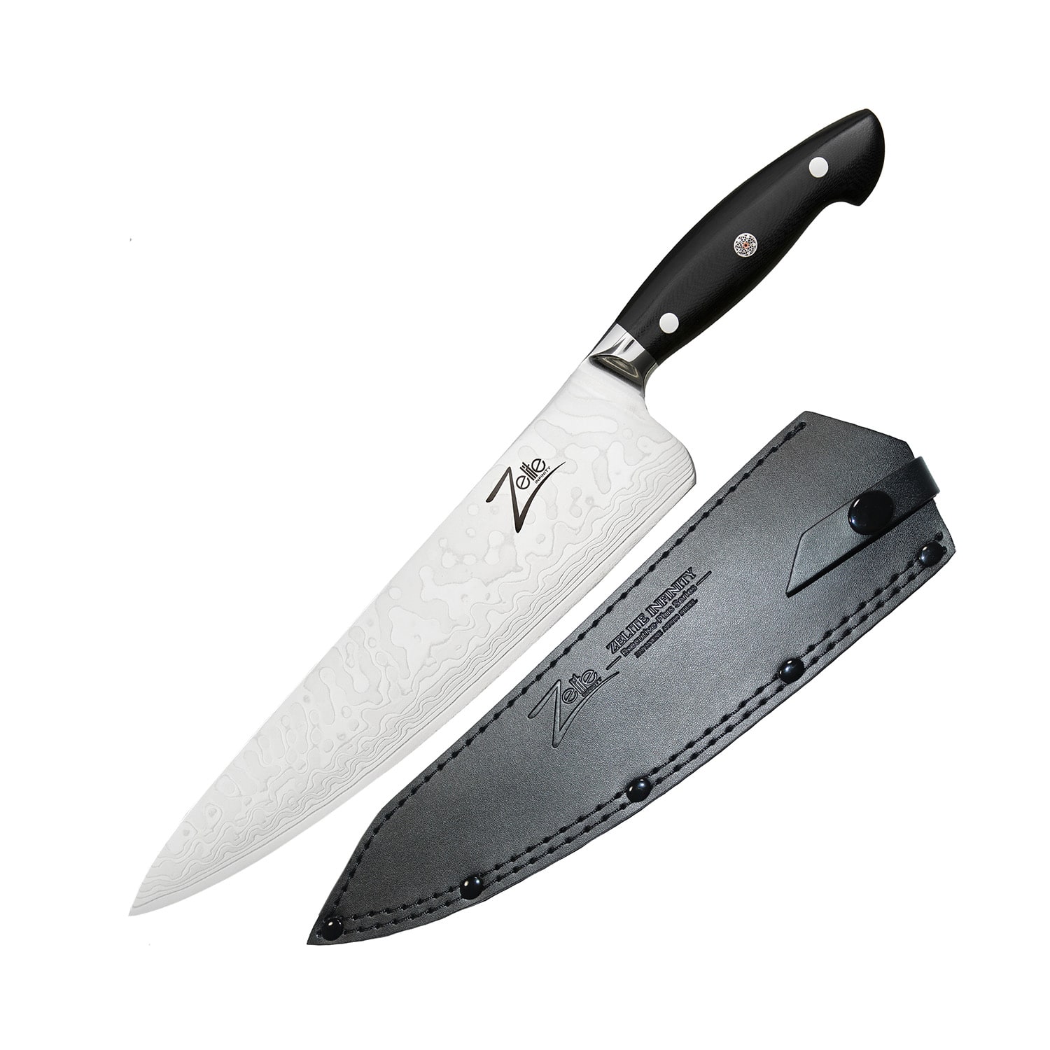 Fotografie produktu: Zelite Infinity by Klarstein Executive-Plus, 10" kuchařský nůž, 61 HRC, damašková ocel