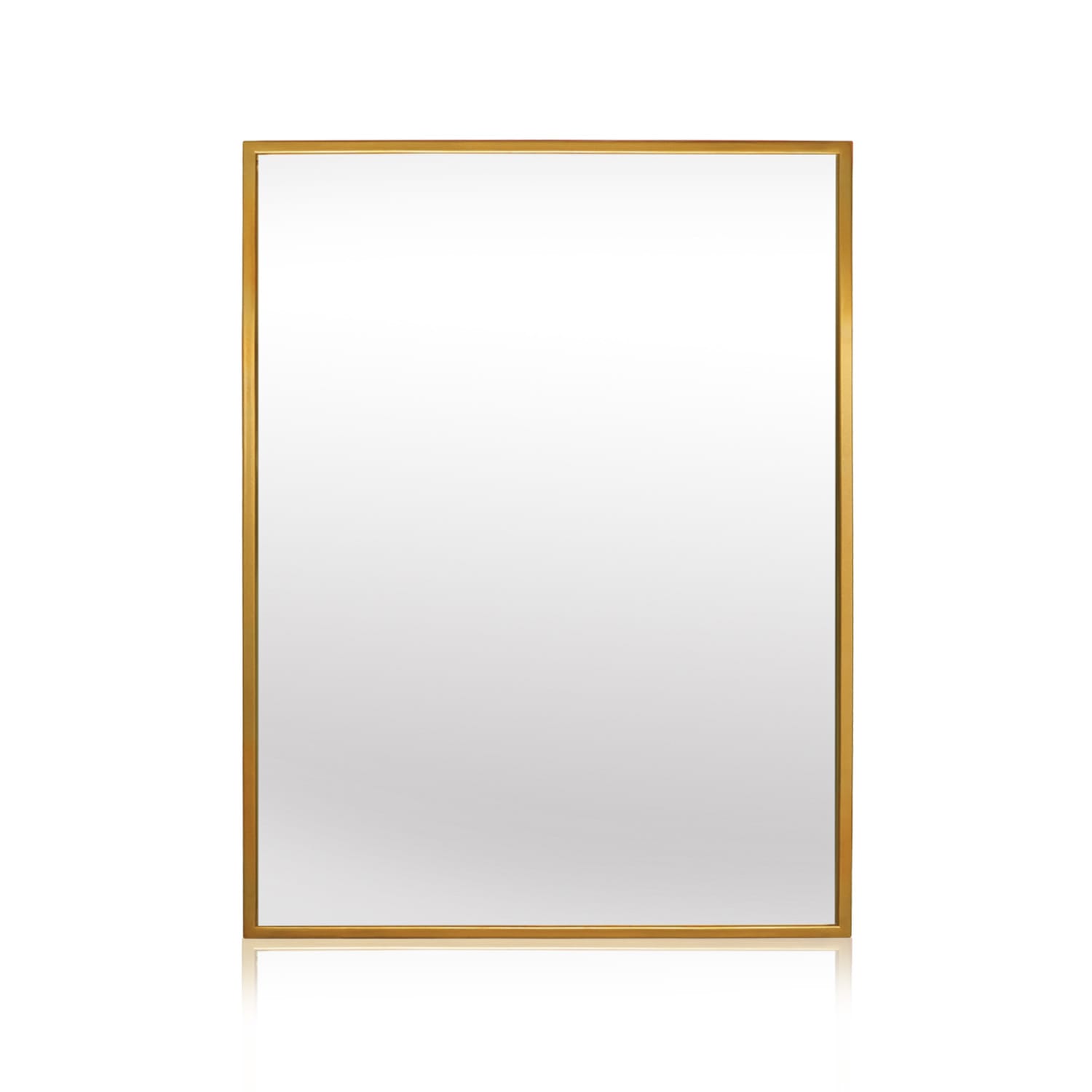 Levně Casa Chic Croxley Nástěnné zrcadlo v kovovém rámu obdélníkové 70 x 50 cm