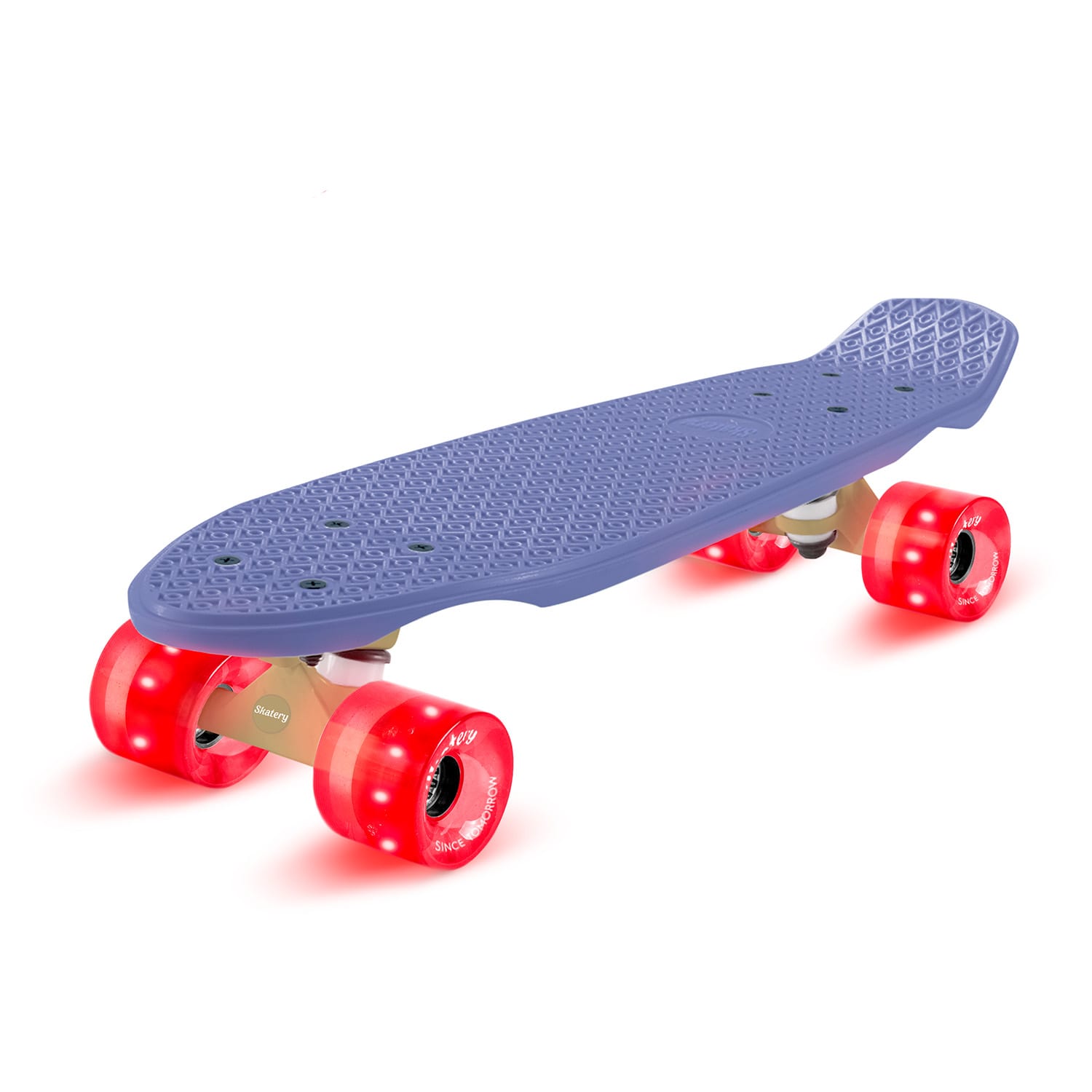 Fun pro Mini Cruiser Skateboard Trickboard PP Board 100kg LED Kółka PU Twardość: 88A