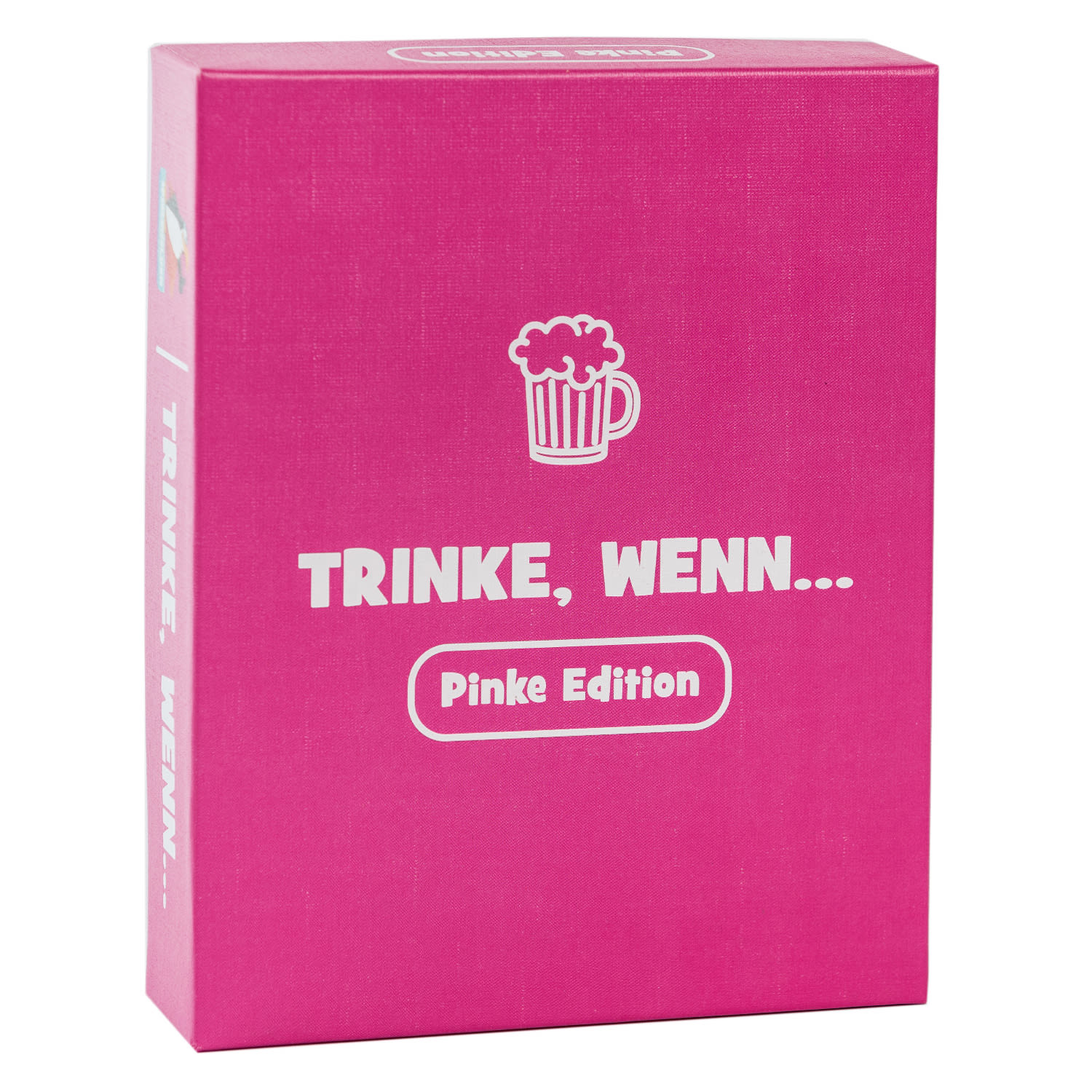 Levně Spielehelden Trinke wenn... Pinke Edition Hra na pití 100+ otázek Počet hráčů: 2+ Věk: od 18 let