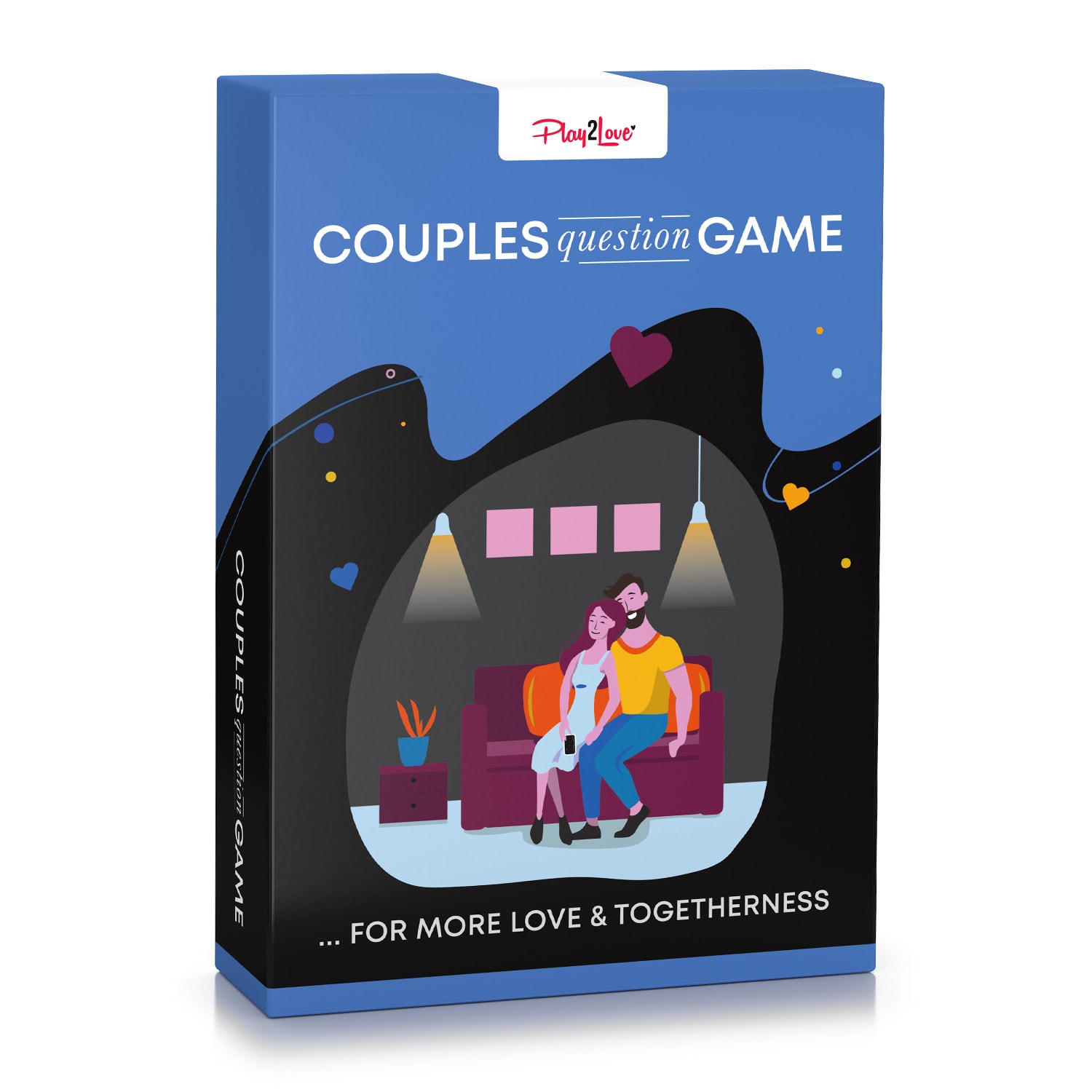 Levně Spielehelden Couples Question Game Karetní hra pro páry – Pro více lásky a sounáležitosti Karetní hra v angličtině