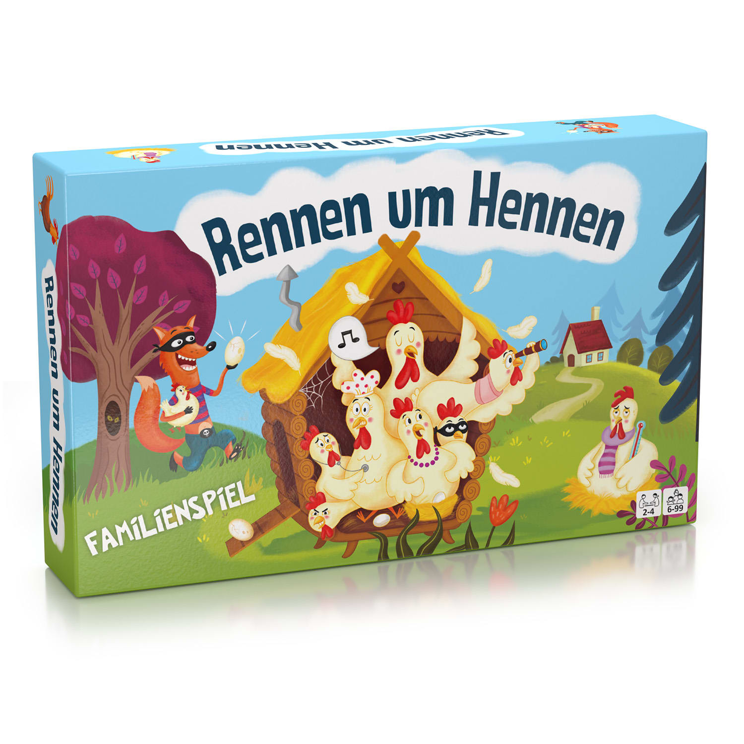 Spielehelden Hra s kostkami Chicken Race Rodinná hra Počet hráčů: 2 - 4 Věk: 6+