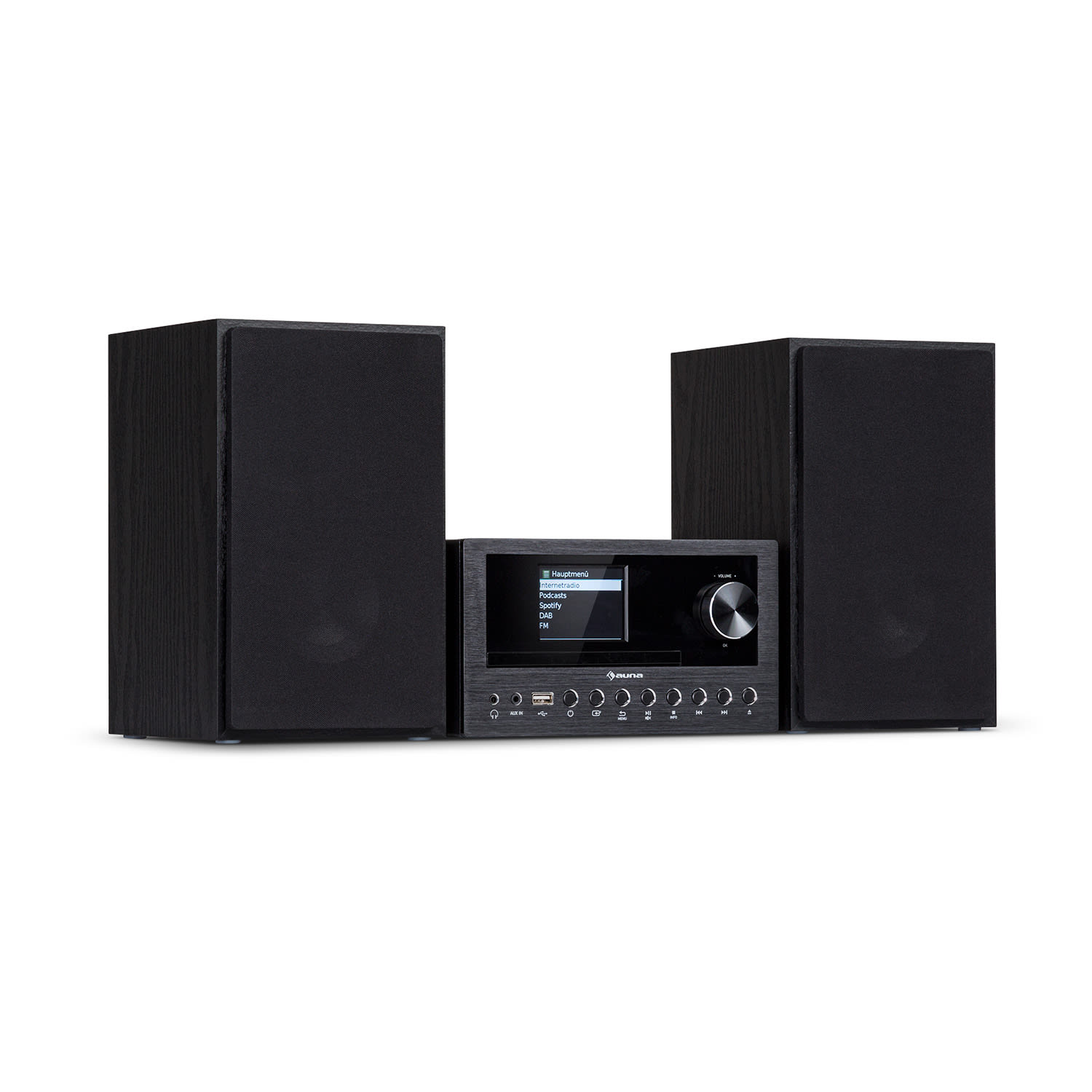 E-shop Auna Connect System Stereo, 40 W max., Internetové/DAB+/ FM rádio, CD prehrávač