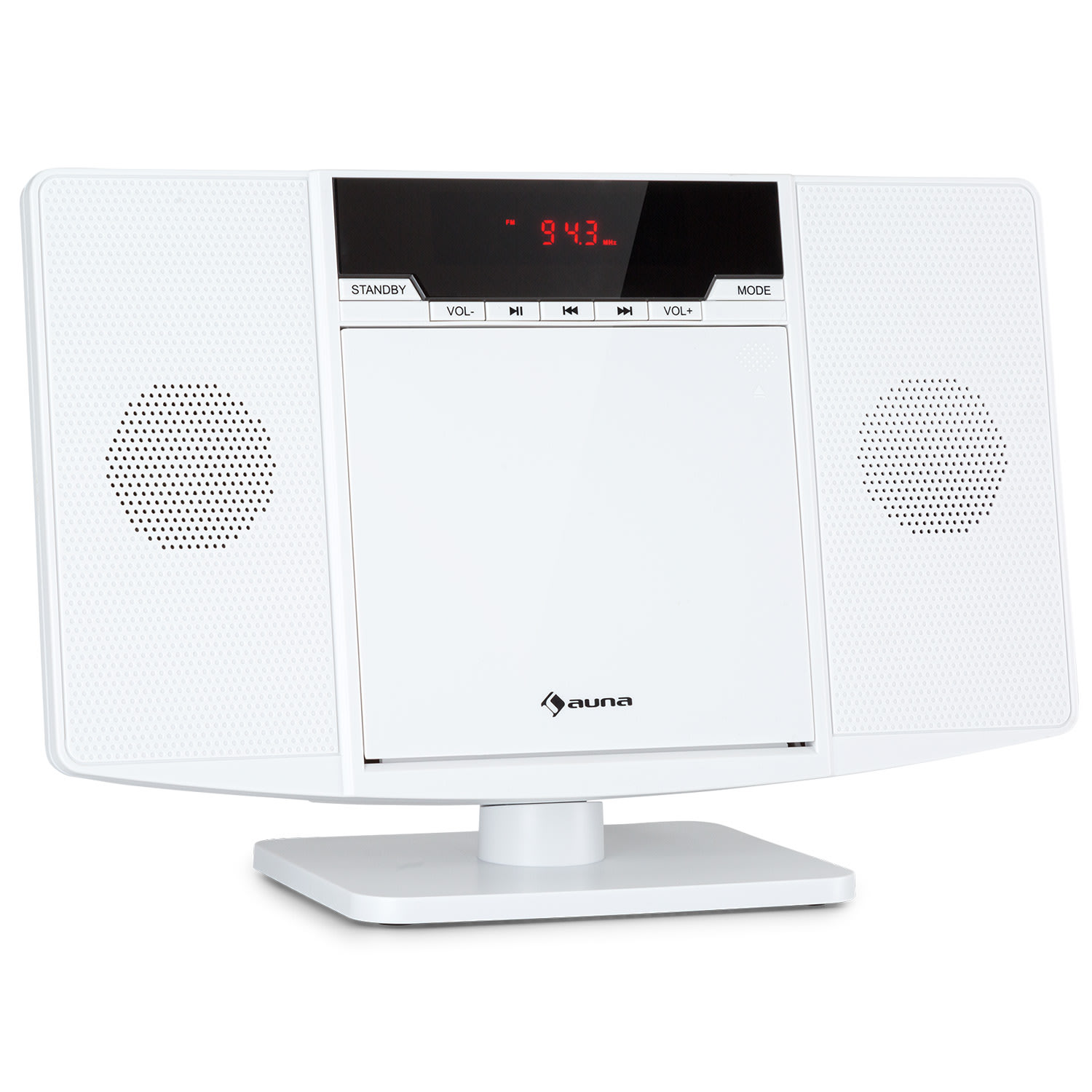 Auna V14.2, vertikálny stereo systém, CD, FM tuner, BT, USB, AUX