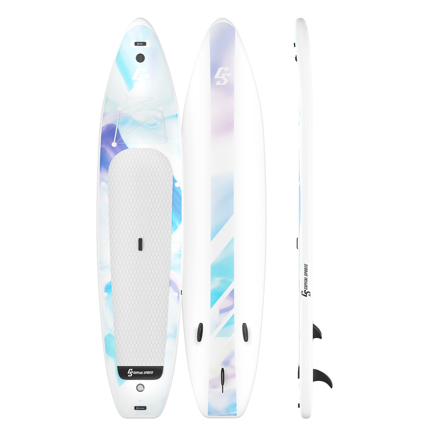 Capital sports kipu allrounder tandem, nafukovací paddleboard, sup board súprava, cruiser