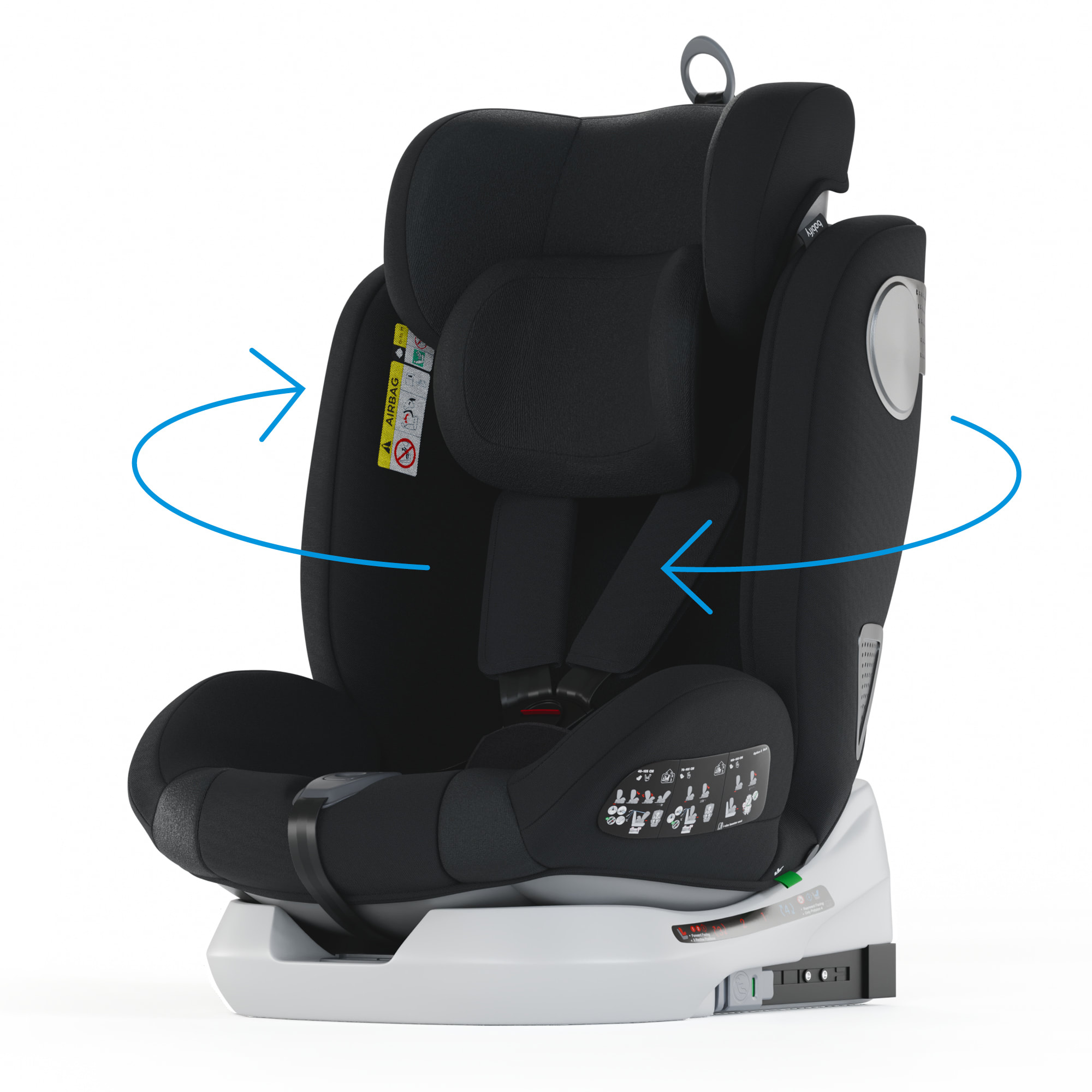 E-shop Babify Onboard 360°, detská autosedačkam 0-12 rokov, ISOFIX 5-bodový pásový systém, R44/04