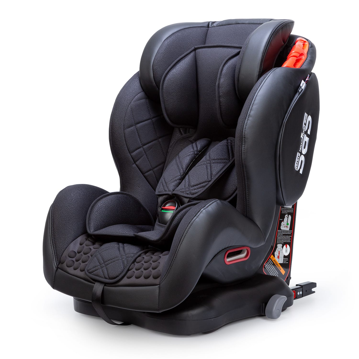 Babify Scaun auto pentru copii Isofix Reclinabil, 9 luni - 12 ani, ISOFIX, sistem de hamuri în 5 puncte, R44/04