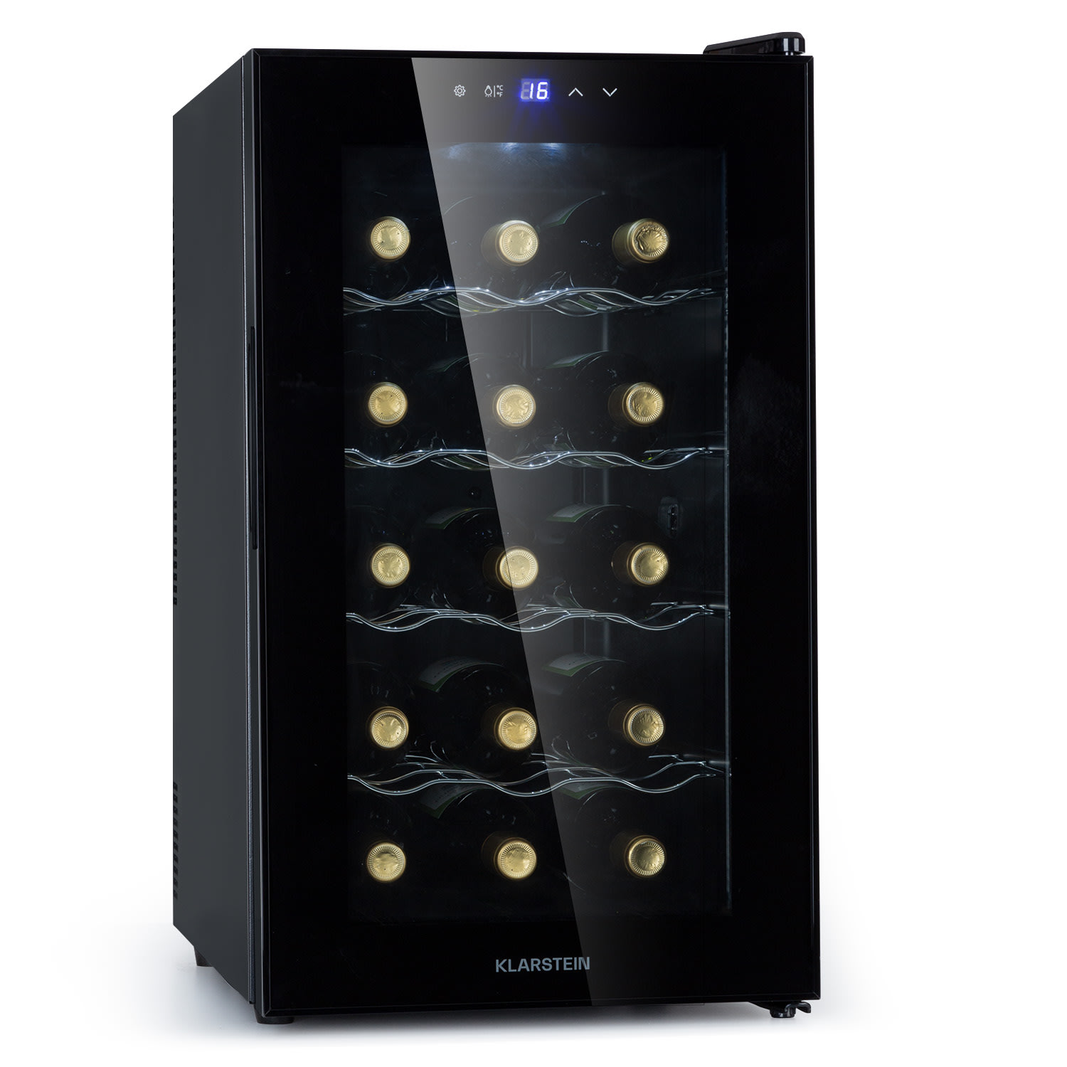 Klarstein Barolo 15 Uno, frigider pentru vin, 48 litri, 15 sticle, 11-18°C, SingleZone