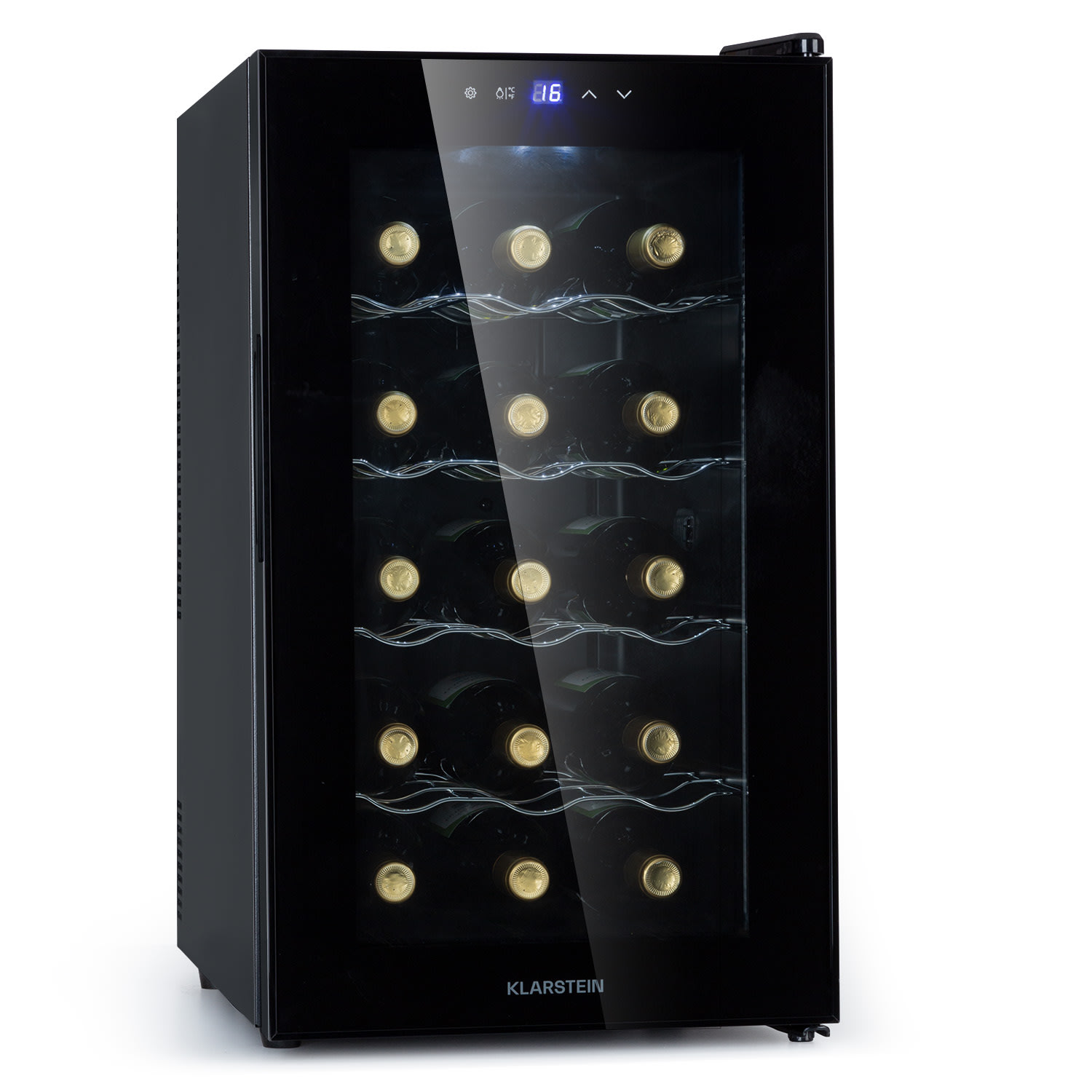 E-shop Klarstein Barolo 15 Uno, vinotéka, 48 l, 15 fliaš, 11-18°C, 1 zóna