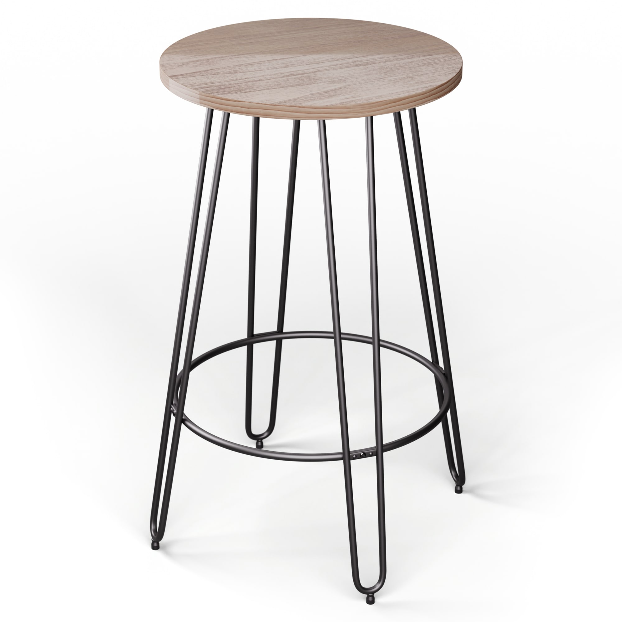 Blumfeldt bisztróasztal hamilton o60 cm fa acélkeret