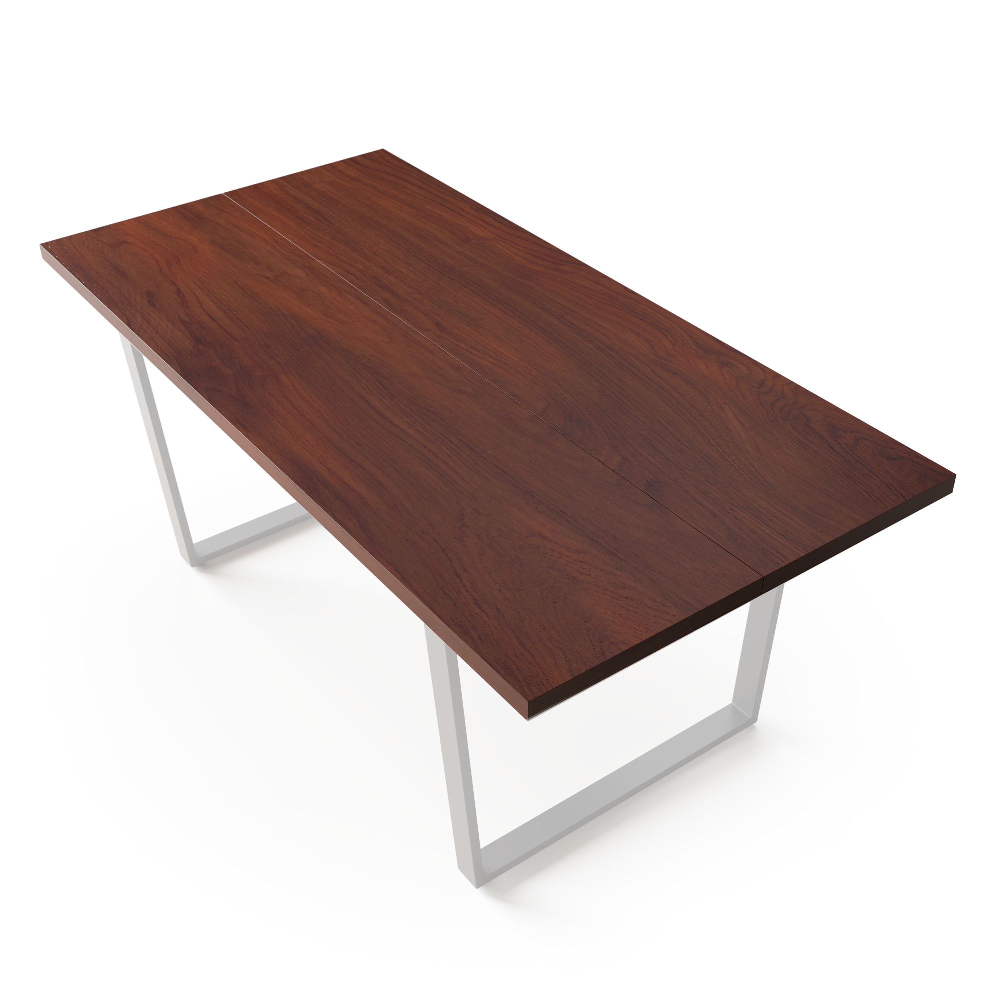 Levně Bearsdon Jídelní stůl | moderní podkrovní stůl s povrchem z překližky | 180 x 90 cm | teakový vzhled | do kuchyně a jídelny | splňuje evropské normy