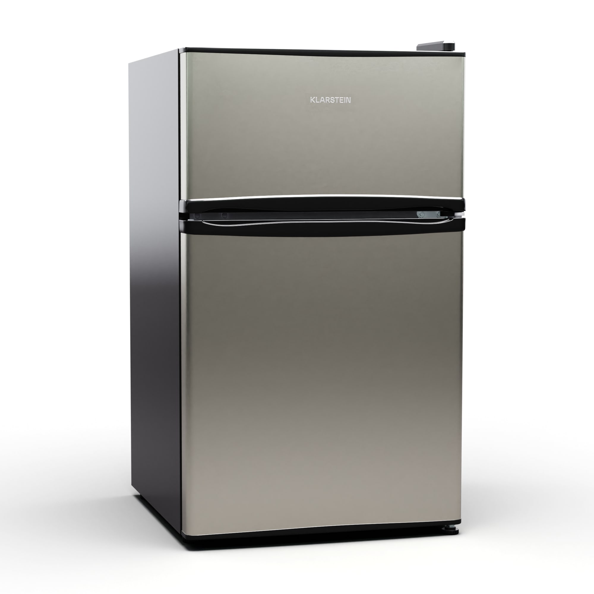 Klarstein Big Daddy Cool Refrigerador con congelador 61/25 litros 2 niveles Acero inoxidable