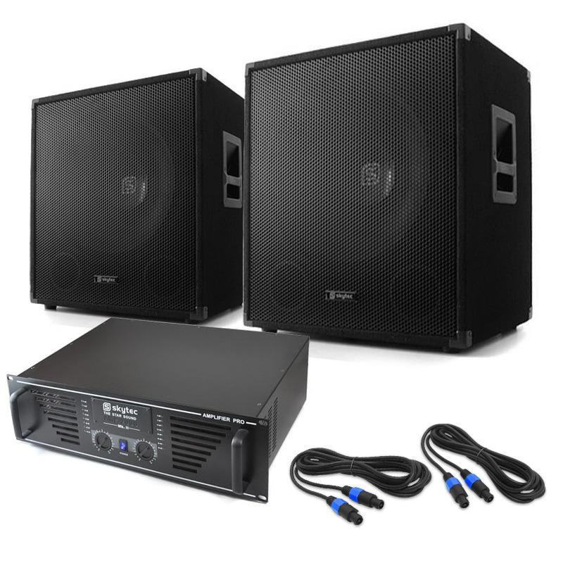 E-shop Skytec DJ PA set "Lewis 1600 Bass Hurricane", 45 cm 1600 W