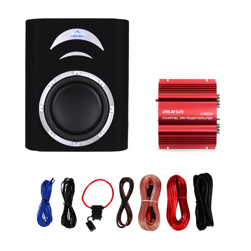 Electronic-Star 0.1 Bil-Hifi Set "Melbourne" Effektförstärkare Subwoofer