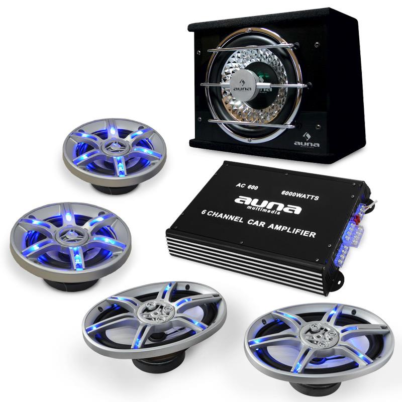 E-shop Electronic-Star Auto hi-fi setBeatPilot FX-413, reproduktory, zosilňovač